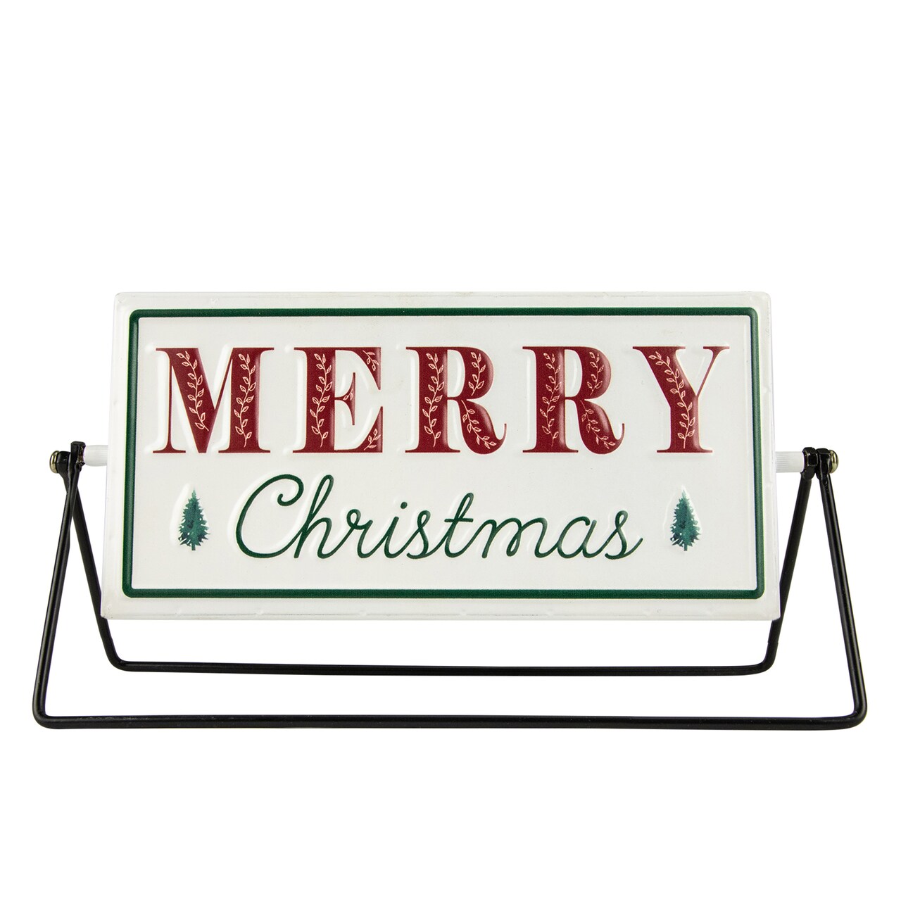 Northlight Merry Christmas/Holiday Market Reversible Sign - 10.25"